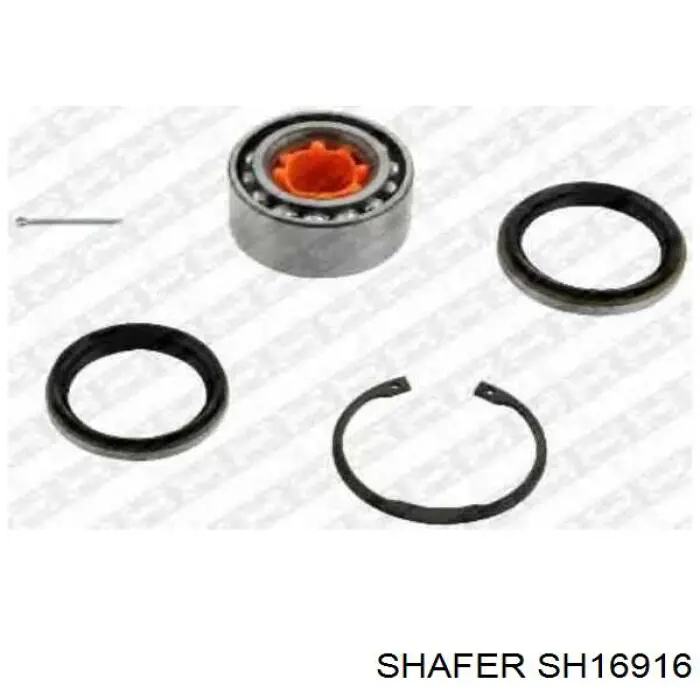SH16916 Shafer подшипник ступицы передней