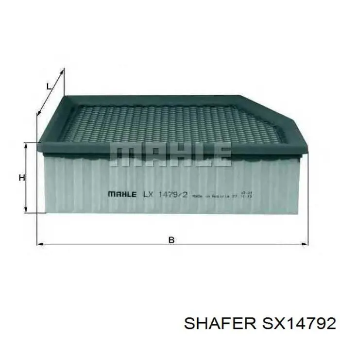 Воздушный фильтр SX14792 Shafer