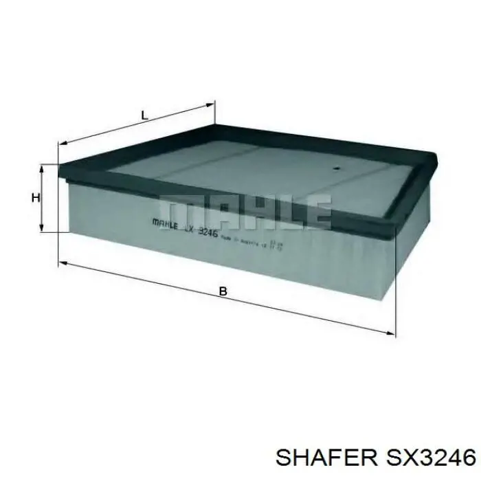 SX3246 Shafer Воздушный фильтр двигателя