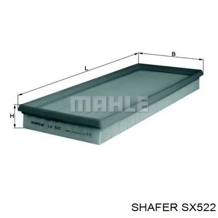 SX522 Shafer Воздушный фильтр двигателя