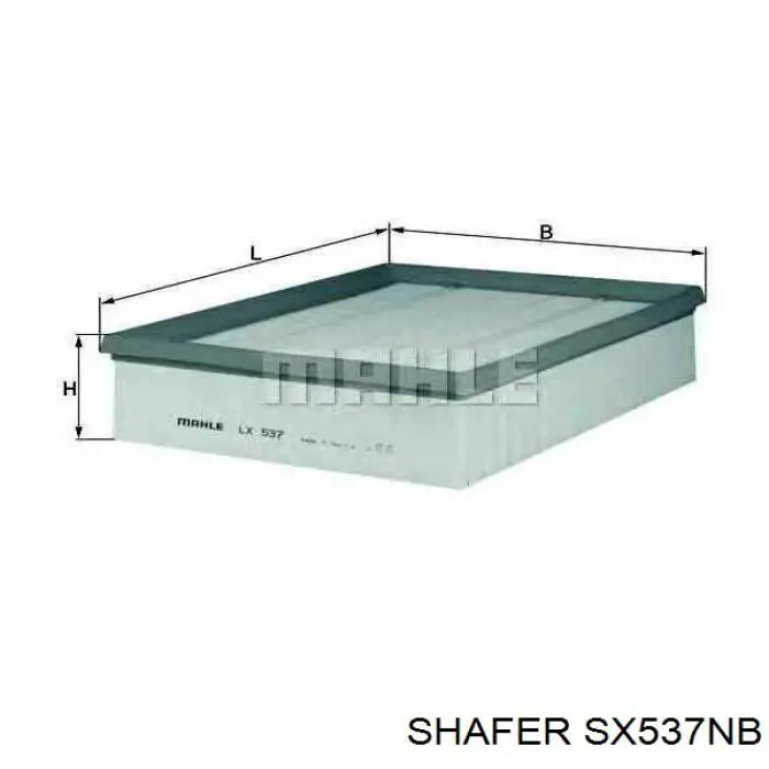 SX537NB Shafer Воздушный фильтр двигателя