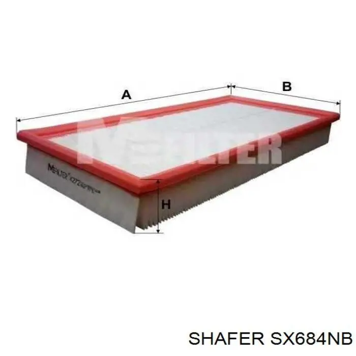 SX684NB Shafer Воздушный фильтр двигателя