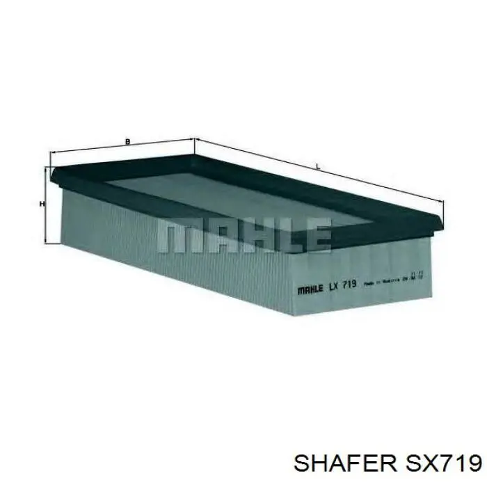 SX719 Shafer filtro de ar