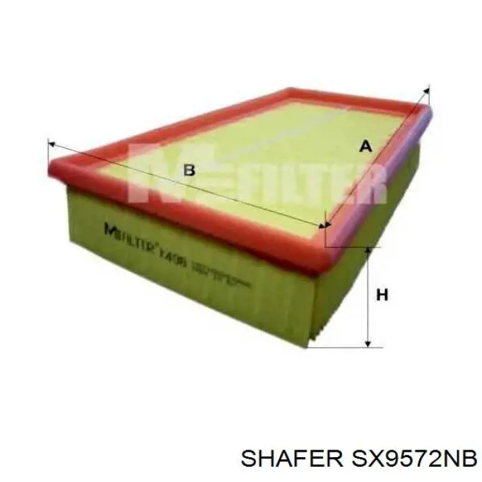 Воздушный фильтр SX9572NB Shafer