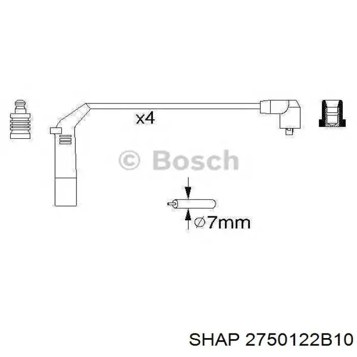 986356898 Bosch Провода высоковольтные
