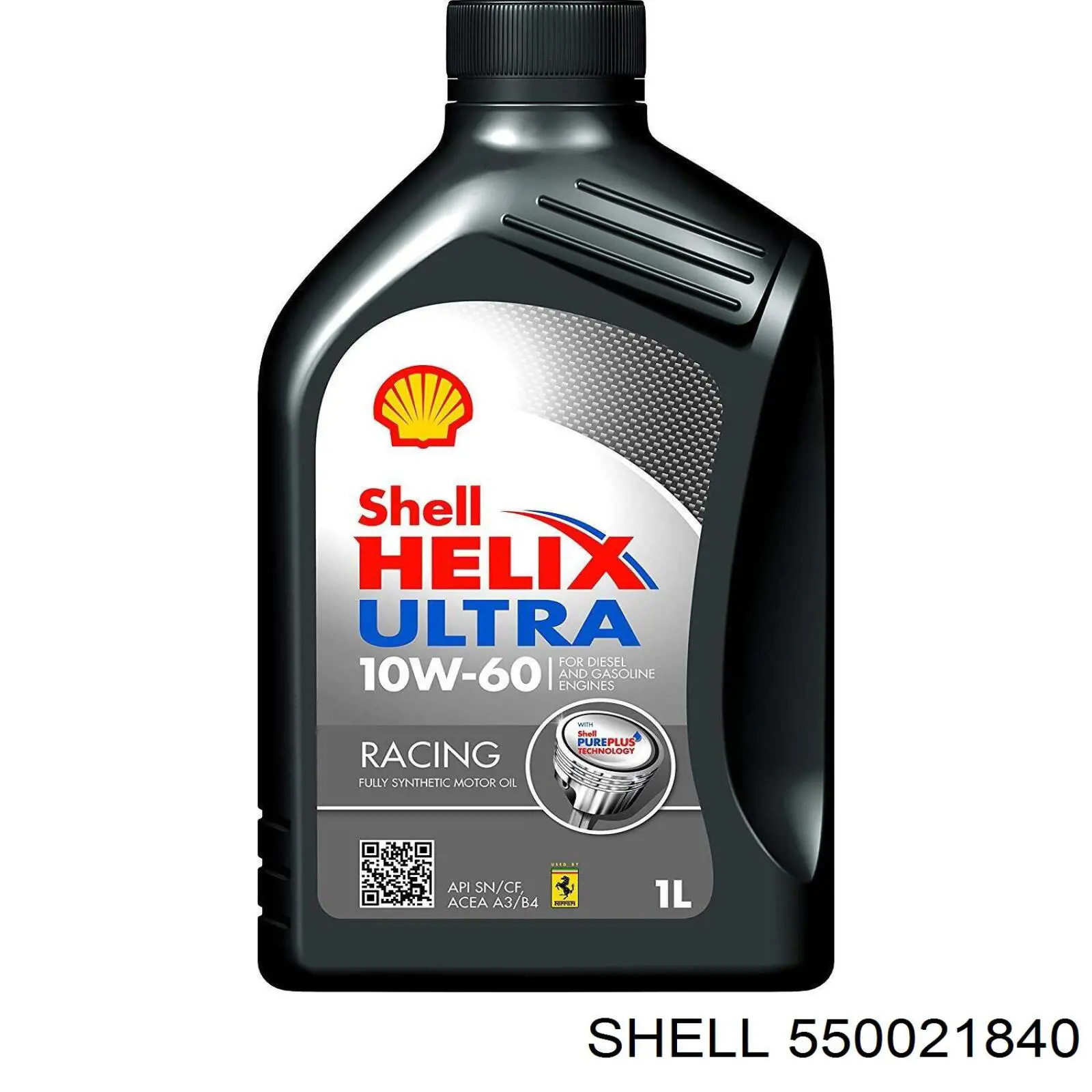Моторное масло Shell Helix Ultra Racing 10W-60 Синтетическое 4л (550021840)