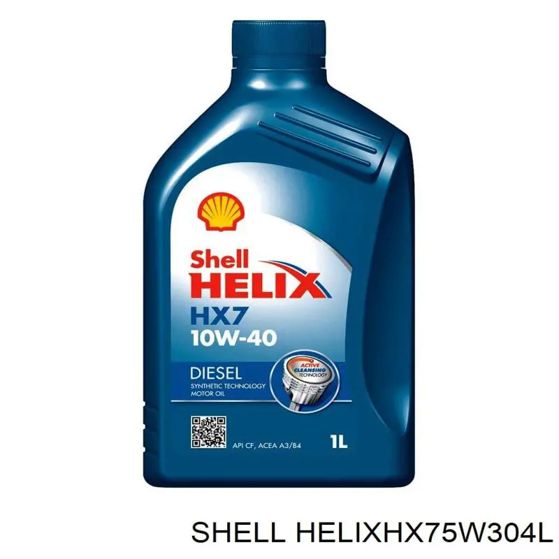 Масло моторное Shell HELIXHX75W304L