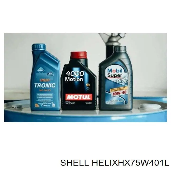 Моторное масло Shell Helix HX7 5W-40 Полусинтетическое 1л (HELIXHX75W401L)