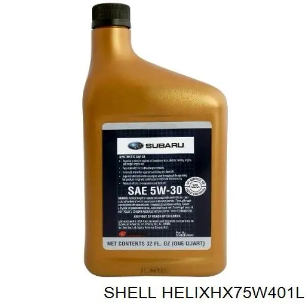 Моторное масло HELIXHX75W401L Shell