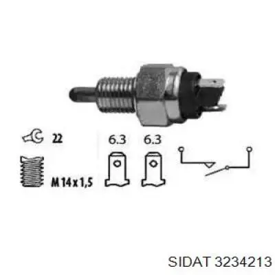 Датчик включения фонарей заднего хода 3234213 Sidat