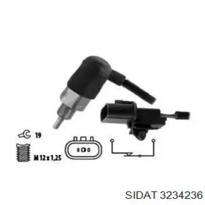 Sensor de ativação das luzes de marcha à ré para Mitsubishi Pajero (H60, H70)