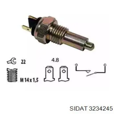 Датчик включения фонарей заднего хода 3234245 Sidat