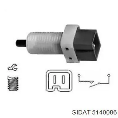 Датчик включения стопсигнала 5140086 Sidat