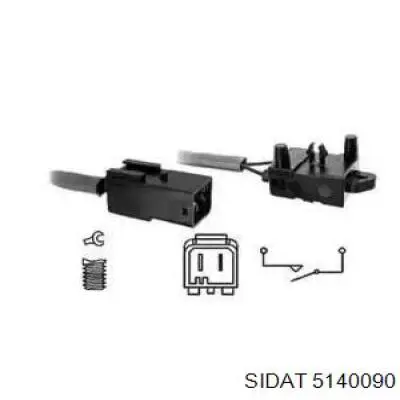 Датчик включения сцепления 5140090 Sidat