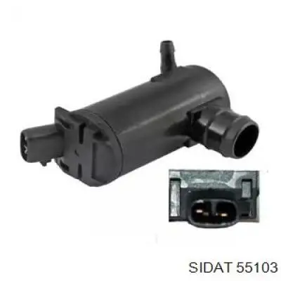 55103 Sidat bomba de motor de fluido para lavador de vidro dianteiro