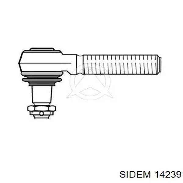 Наконечник поперечной рулевой тяги 14239 Sidem