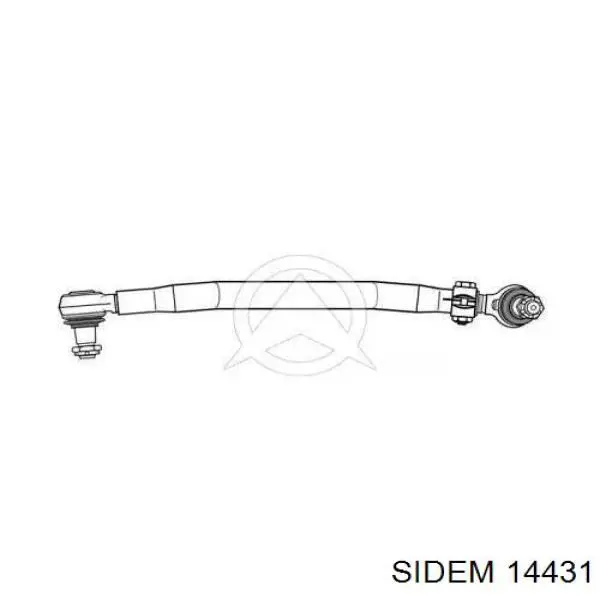 Тяга рулевая передней подвески продольная 14431 Sidem