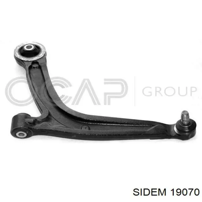 Левый рычаг передней нижней подвески Sidem 19070 цена, от 69.24 USD