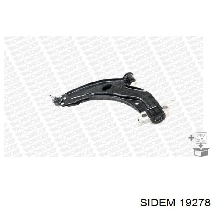 Левый рычаг передней нижней подвески Sidem 19278 цена, от 67.02 USD