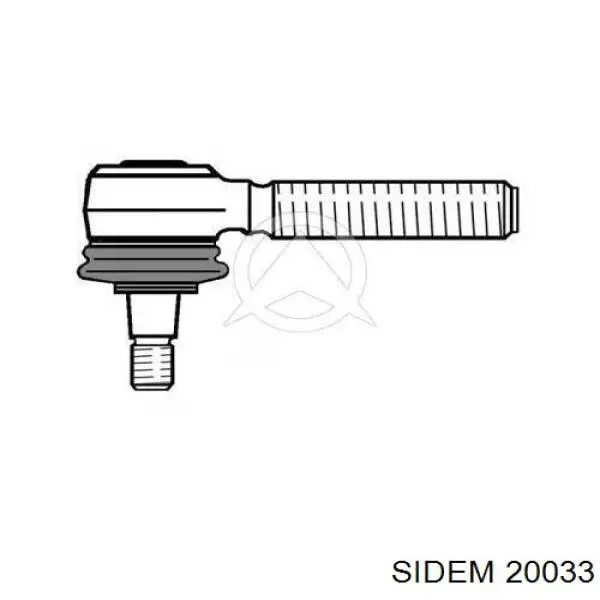 Наконечник тяги КПП 20033 Sidem