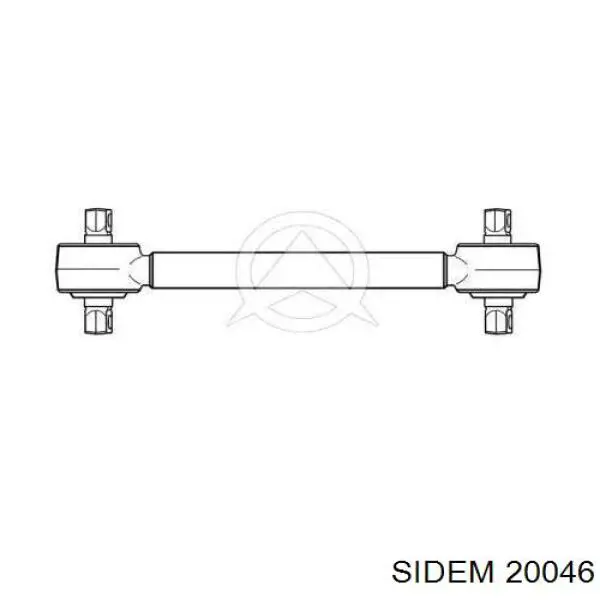 Тяга продольная задней подвески 20046 Sidem