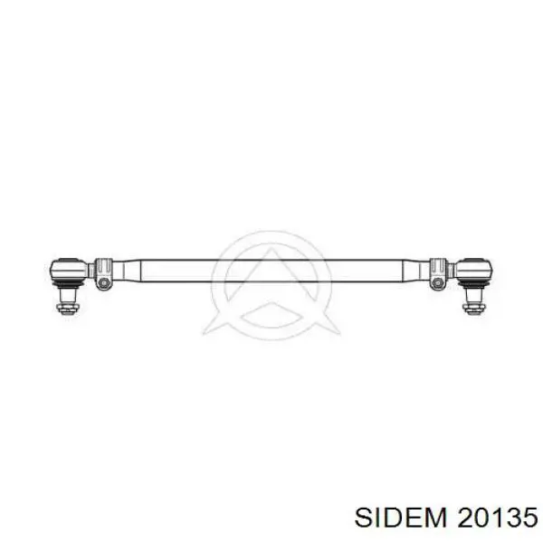 Тяга рулевая в сборе 20135 Sidem