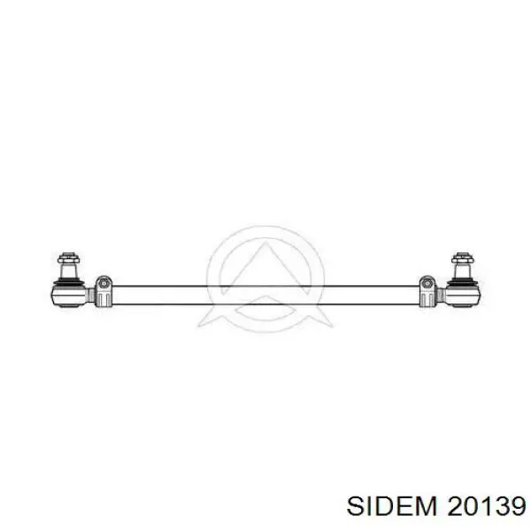 Тяга рулевая в сборе 20139 Sidem