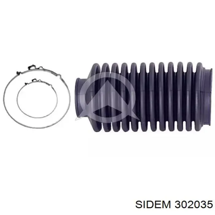 Пыльник рулевого механизма (рейки) левый Sidem 302035