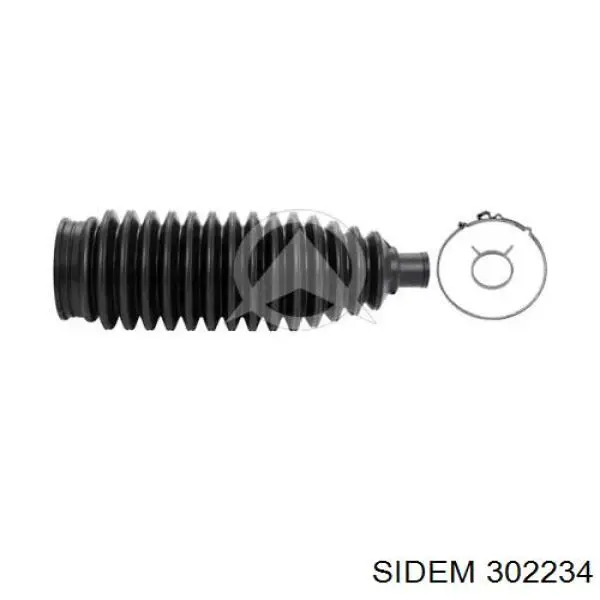 302.234 Sidem bota de proteção do mecanismo de direção (de cremalheira)