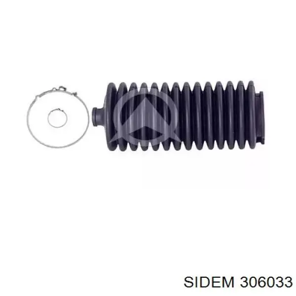 306033 Sidem пыльник рулевого механизма (рейки левый)