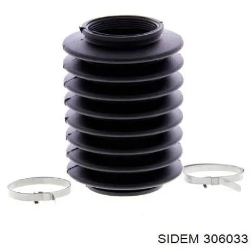 Пыльник рулевого механизма/рейки, левый Sidem 306033 цена, от 4.57 USD