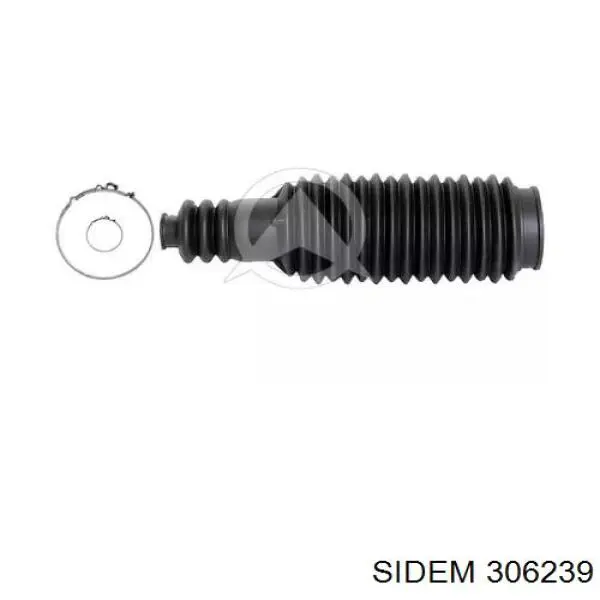Пыльник рулевого механизма (рейки) левый Sidem 306239