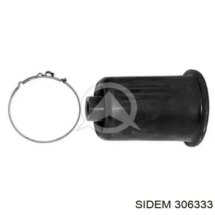 Пыльник рулевого механизма (рейки) правый Sidem 306333
