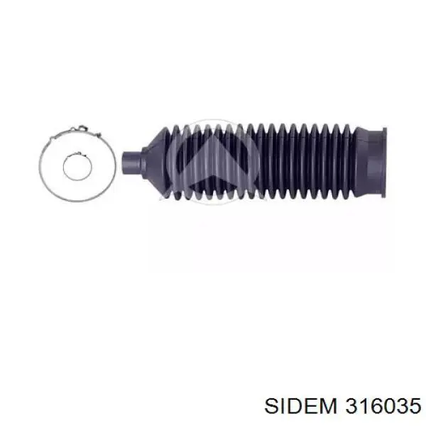 Пыльник рулевого механизма (рейки) Sidem 316035