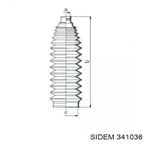 Пыльник тяги Sidem 341036 цена, от 10.49 USD