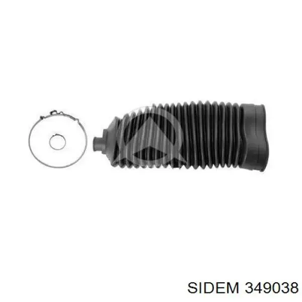 Пыльник рулевого механизма (рейки) левый Sidem 349038