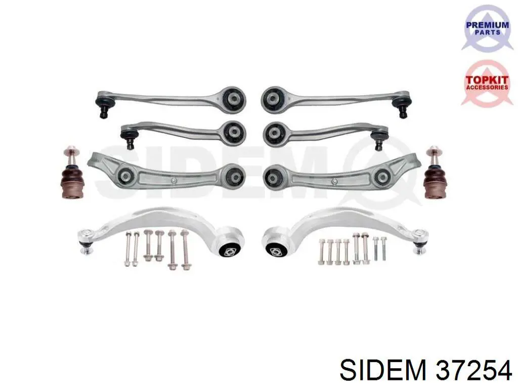 Kit de braços oscilantes de suspensão dianteira para Audi A4 (8K2)
