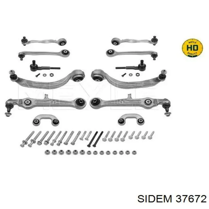 Рычаг передней подвески верхний левый Sidem 37672 цена, от 28.92 USD