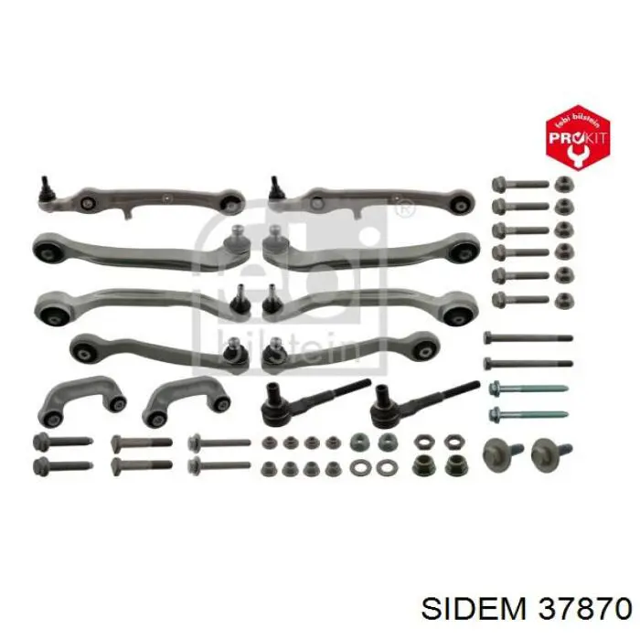 Комплект рычагов передней подвески 37870 Sidem