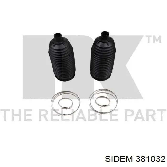 Bota de proteção do mecanismo de direção (de cremalheira) Sidem 381032 preço, a partir de 7,02 USD