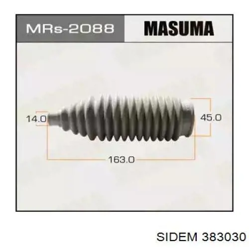 Купить 383030 Sidem Чехол рулевого механизма