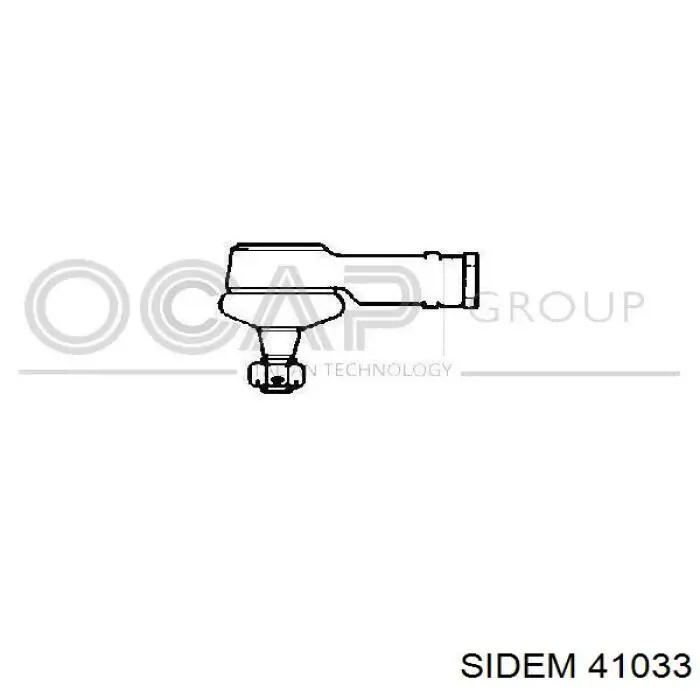 Наконечник рулевой тяги Sidem 41033