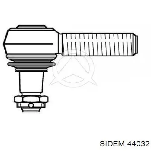 Наконечник поперечной рулевой тяги 44032 Sidem