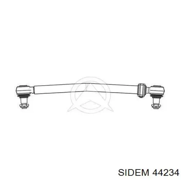 Тяга рулевая передней подвески продольная 44234 Sidem
