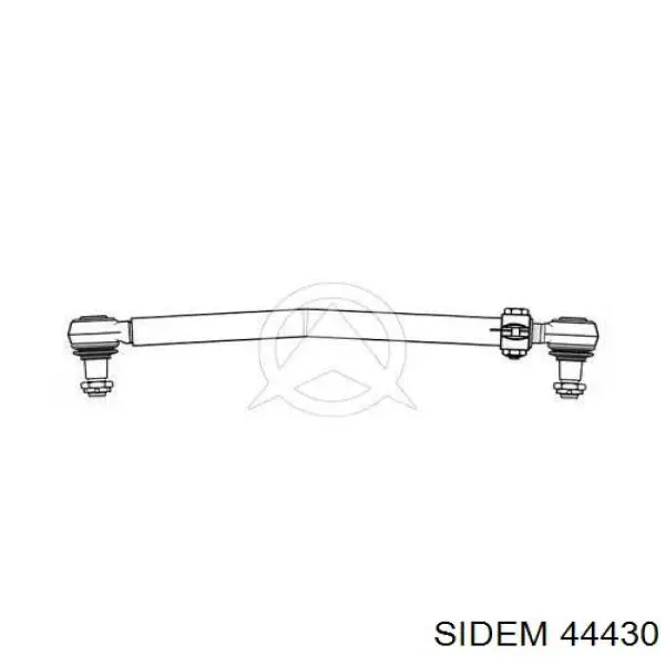 Тяга рулевая в сборе 44430 Sidem