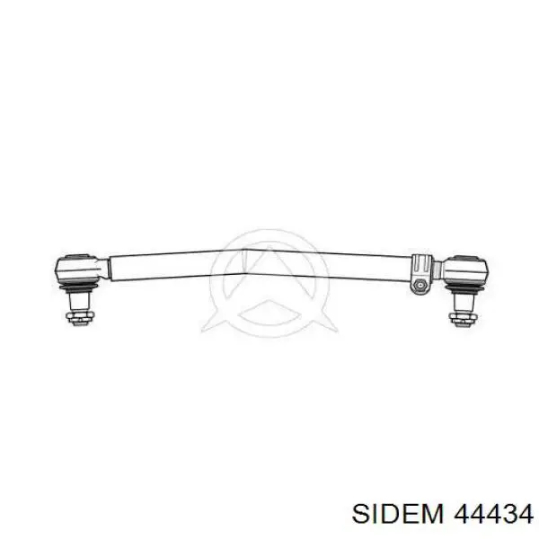 Тяга рулевая передней подвески продольная 44434 Sidem