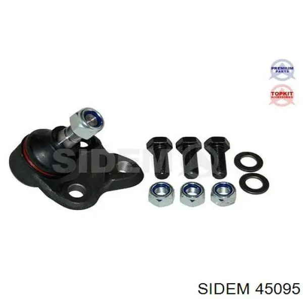 Шаровая опора, нижняя Sidem 45095 цена, от 11.75 USD