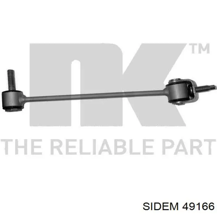 Задняя левая тяга стабилизатора Sidem 49166 цена, от 22.66 USD