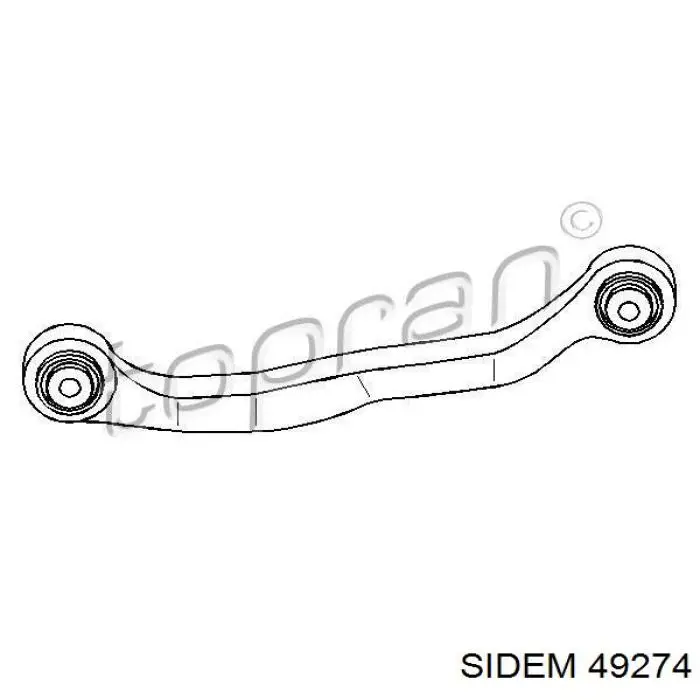 Верхний левый рычаг задней подвески 49274 Sidem