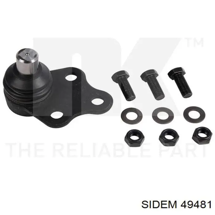 Шаровая опора, нижняя Sidem 49481 цена, от 15.39 USD